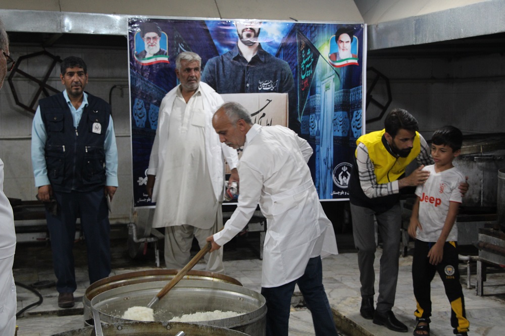 افتتاح آشپزخانه مرکزی اطعام حسینی در سیستان و بلوچستان